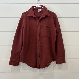 TNA Aritzia Sweatfleece cozy fleece boyfriend fit women's shacket size small